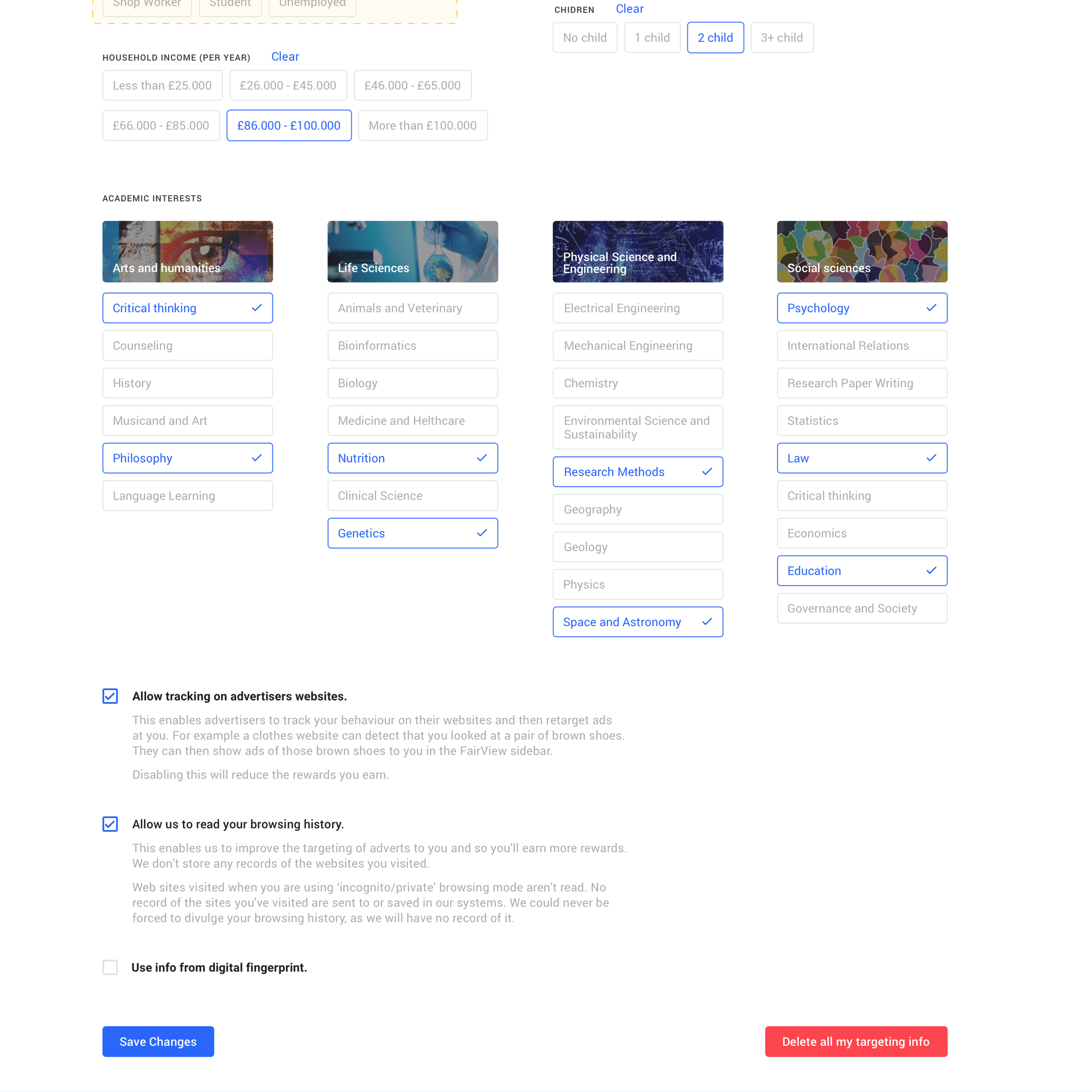 rewards and finances rewards and finances
