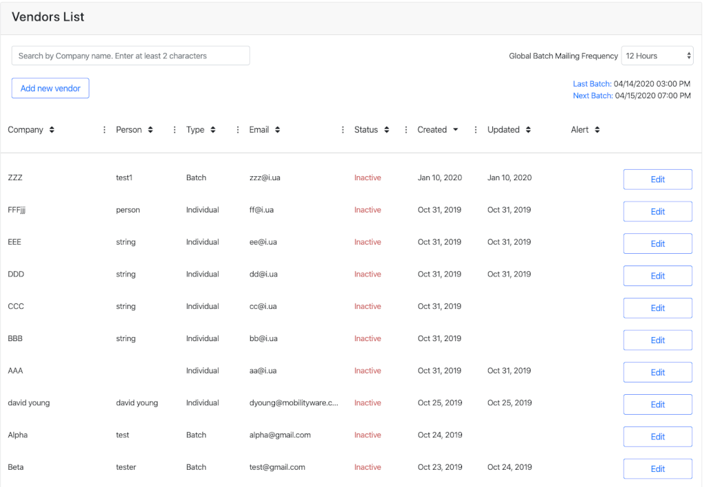 GDPR & CCPA compliance application, screen 4