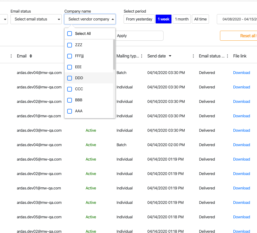 GDPR & CCPA compliance management application, screen 5 GDPR & CCPA compliance management application, screen 5